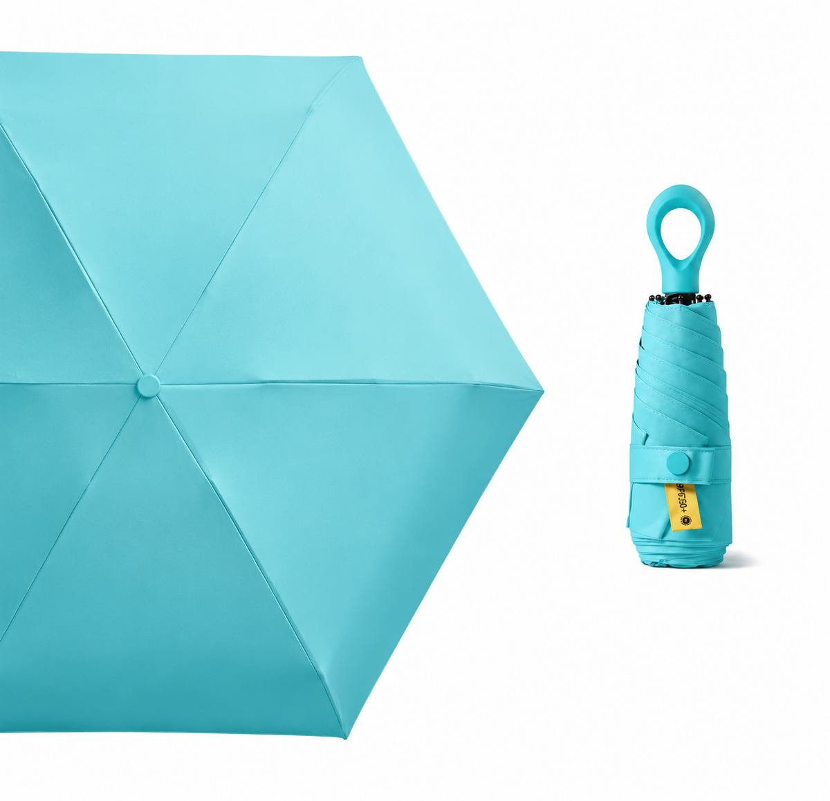 UW UPF 50+ Compact Travel Umbrella - Loop Hook