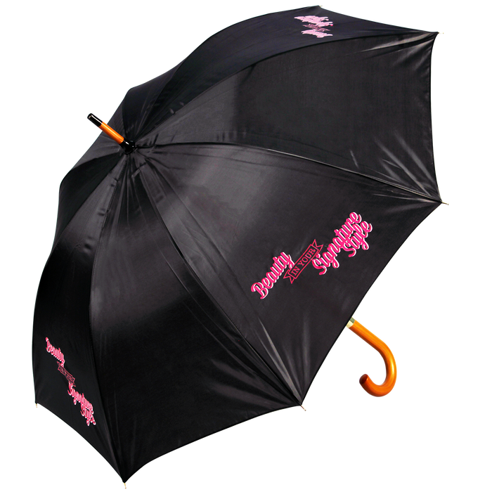 Corporate Wood Walking Walking Length Umbrella - Promotional Advertising Umbrella - Umbrellaworld