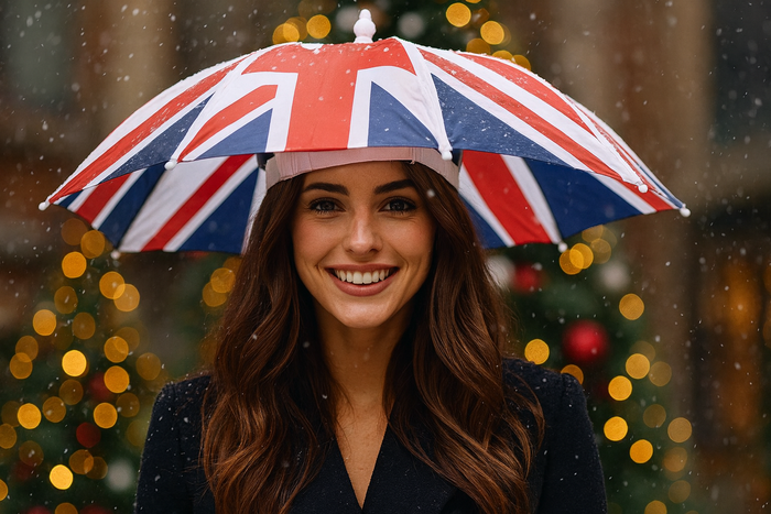 Union Jack Umbrella Hat - 2 Pack