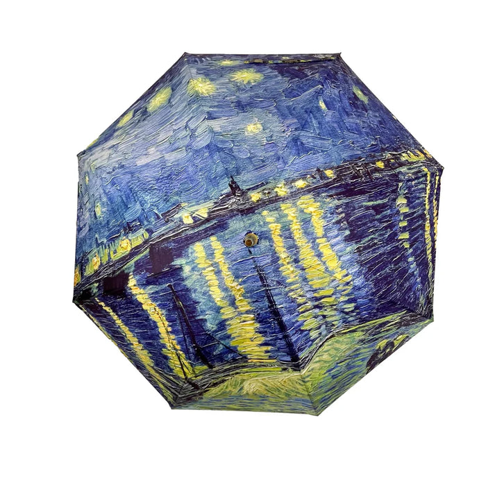 StormKing Auto Walking Artist Umbrella - Van Gogh Over the Rhone