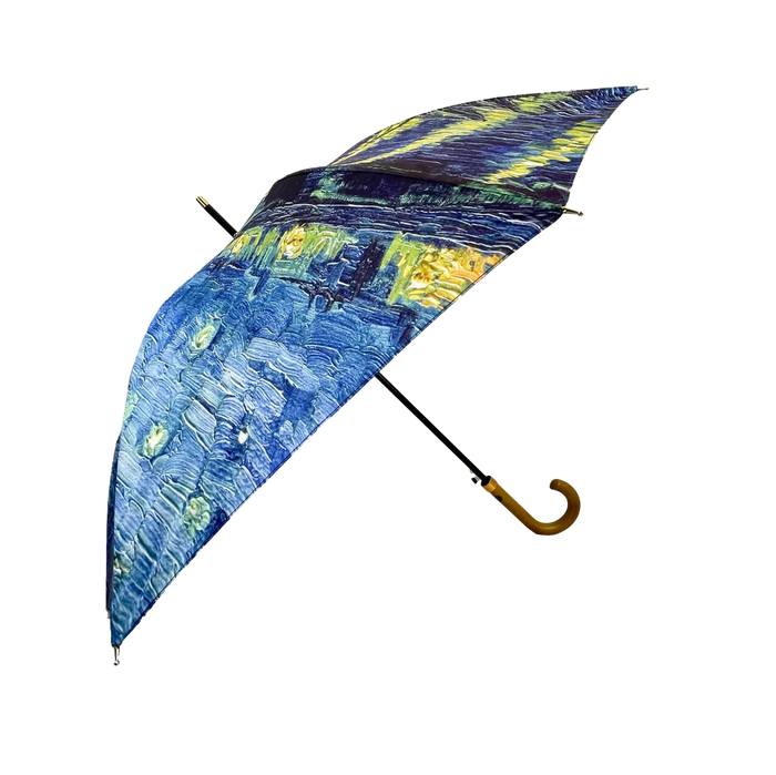 StormKing Auto Walking Artist Umbrella - Van Gogh Over the Rhone