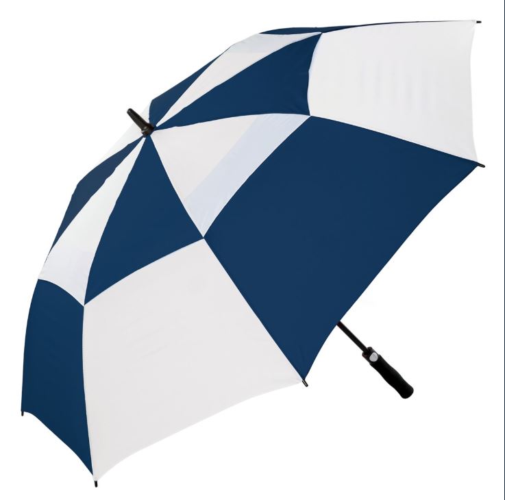 Supervent Fibreglass Auto Vented Windproof Golf Umbrella - Two Tone