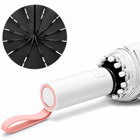 UPF 50+ Auto Umbrella | Sun & Rain Protection | 105cm Canopy | 12 Rib Windproof Frame
