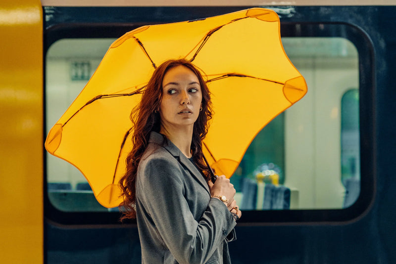 Blunt Metro Auto Folding Umbrella - Yellow