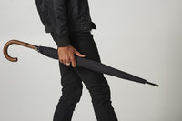 Fulton Mayfair, High Performance, Black, Gents Walking Umbrella - Umbrellaworld