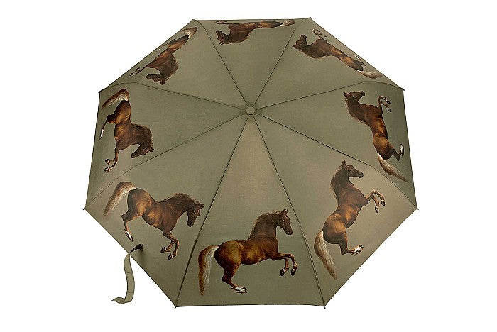 National Gallery Minilite Folding Umbrella - Stubbs Whistlejacket - Umbrellaworld
