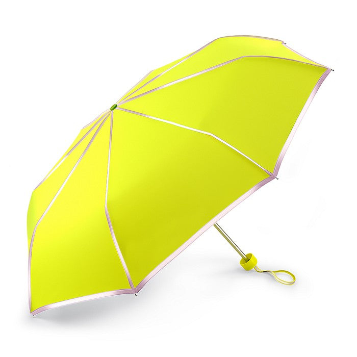 Fulton Minilite Neon Folding Umbrella - UV HIGH VIS - Umbrellaworld