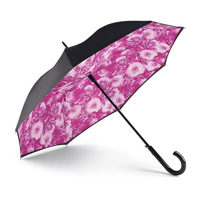Bloomsbury Auto Walking Umbrella - Neon Floral - Umbrellaworld
