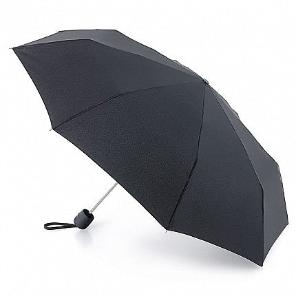 Fulton Men's "Stowaway 23" Black Supermini - Umbrellaworld