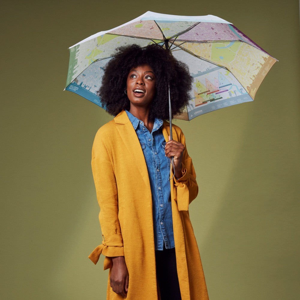Fulton London Brollymap Folding Umbrella - Umbrellaworld