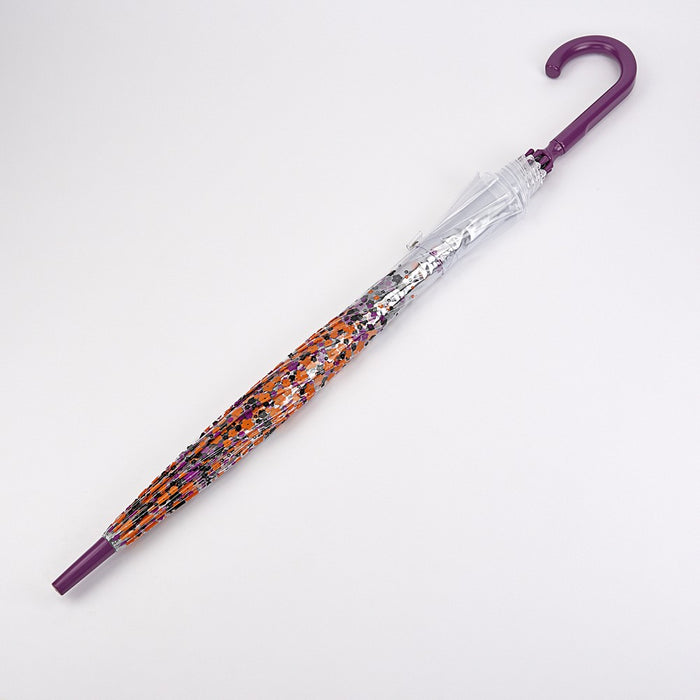 Fulton Birdcage Clear Dome Umbrella - Hippie Scatter - Umbrellaworld