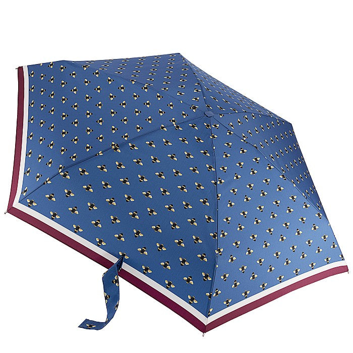 Fulton 'Tiny' Compact Folding Umbrella - Bee Border - Umbrellaworld