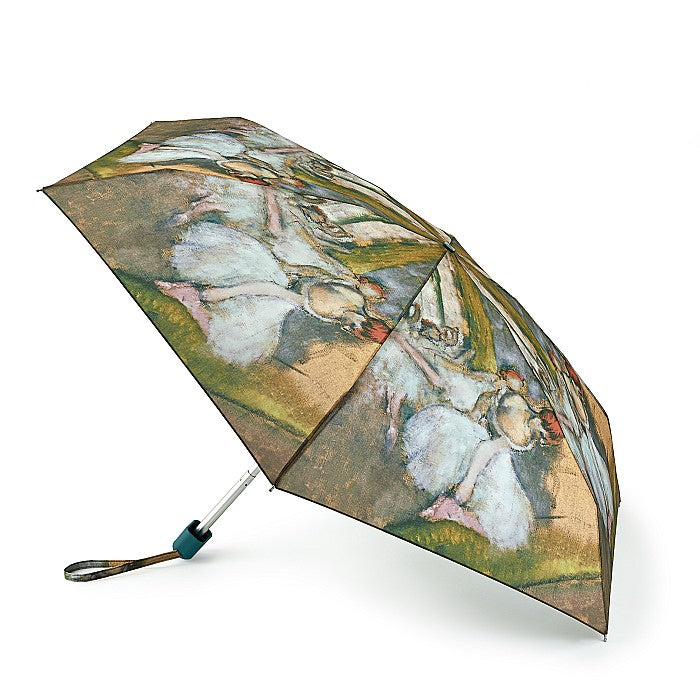 National Gallery Tiny Folding Umbrella - Degas Ballet Lesson - Umbrellaworld