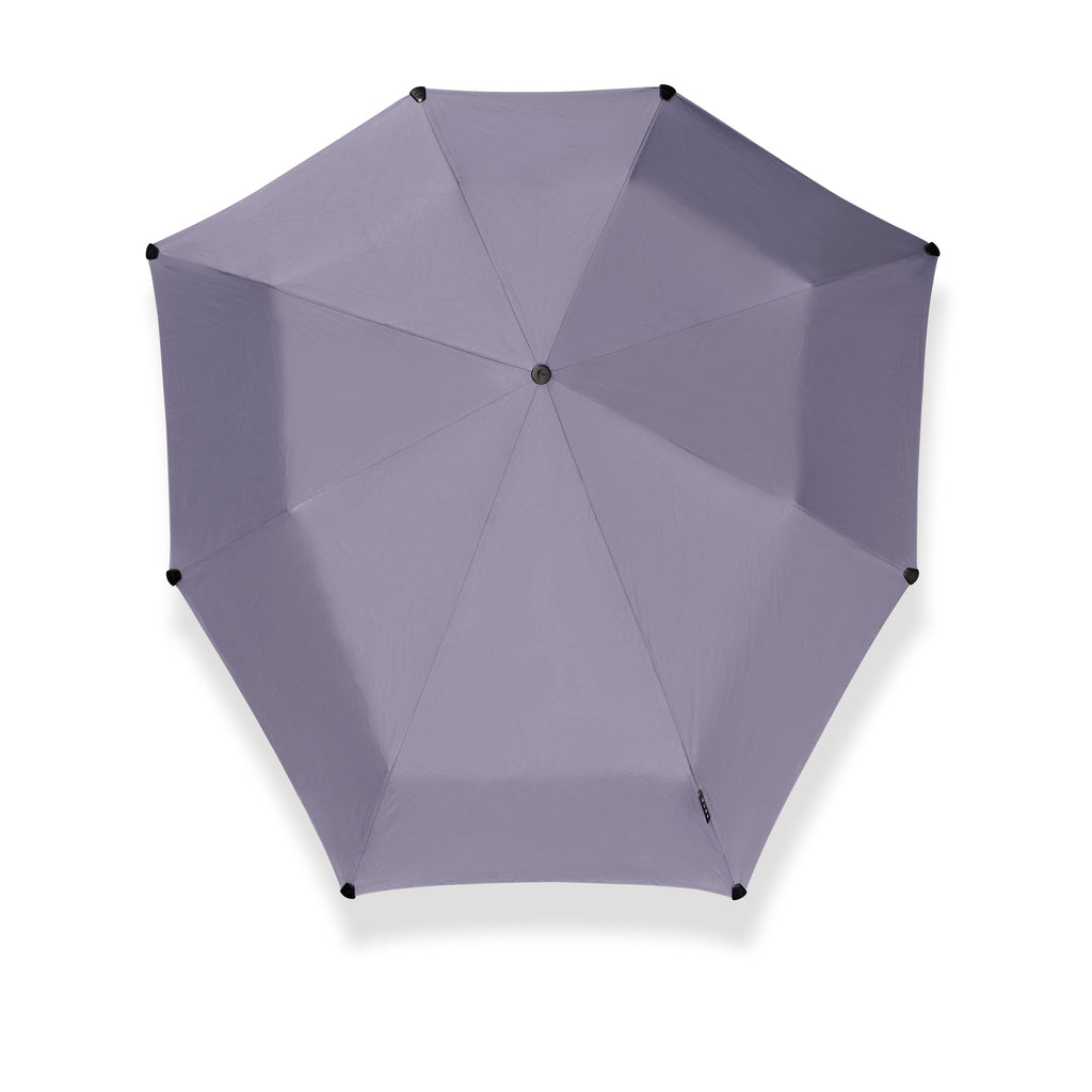 Senz Manual Folding Windproof Umbrella - Lavender Grey - Umbrellaworld