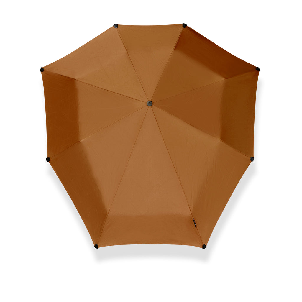 Senz Manual Folding Windproof Umbrella - Sudan Brown - Umbrellaworld