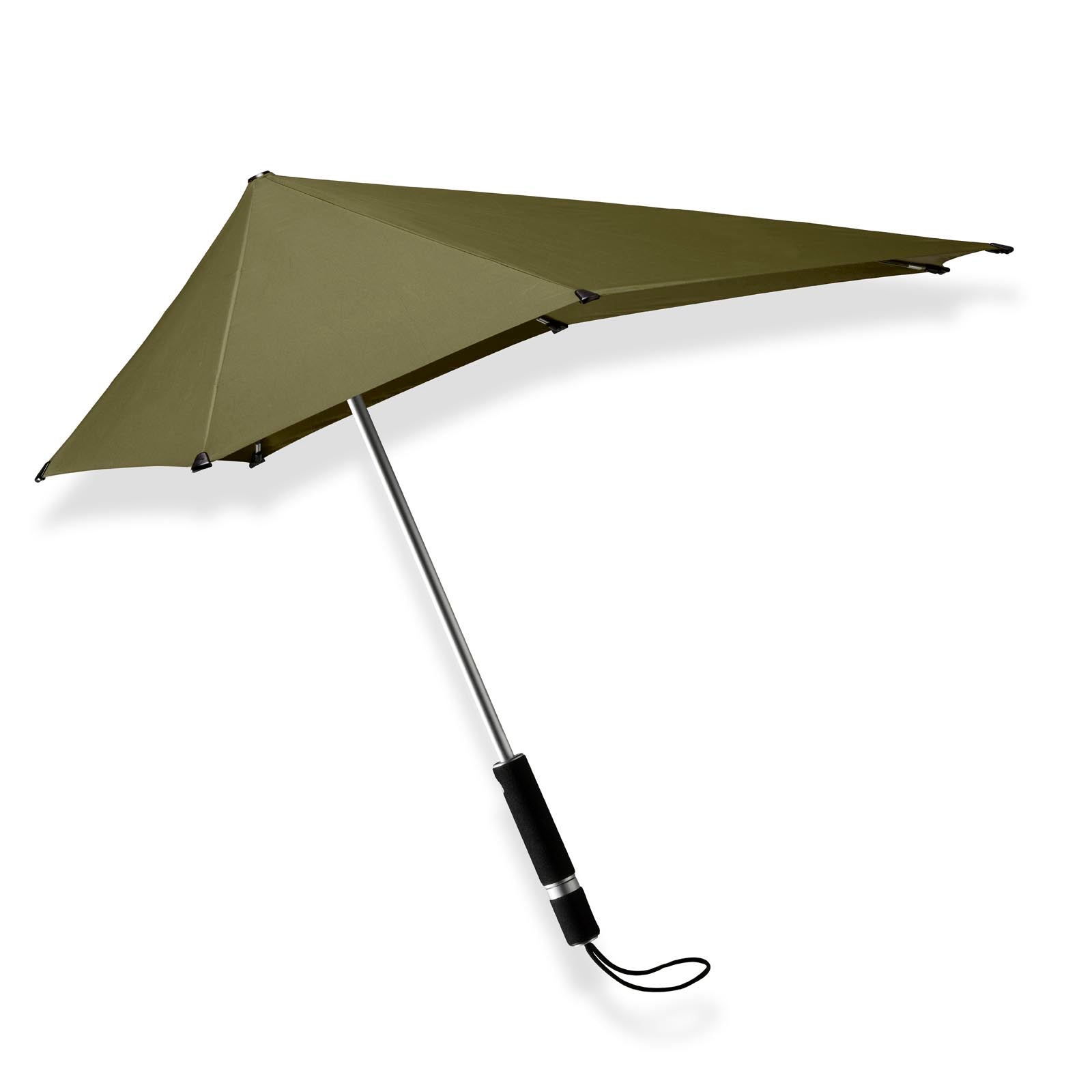 Senz Original Stormproof Stick Umbrella - Black | UPF 50+ | 100km
