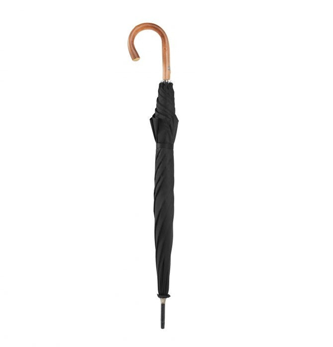 Bugatti Knight Luxury Handmade Auto Walking Umbrella - Black - Umbrellaworld