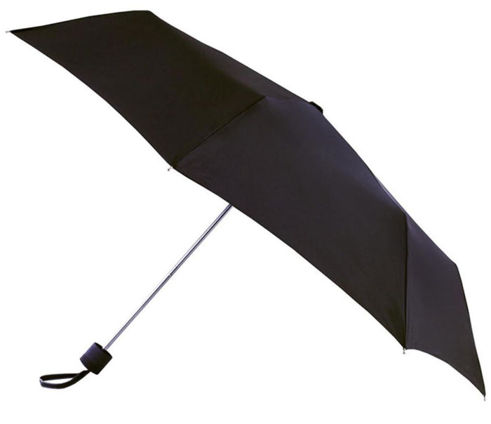 Totes ECO Black Supermini 'Sport' Umbrella - Umbrellaworld