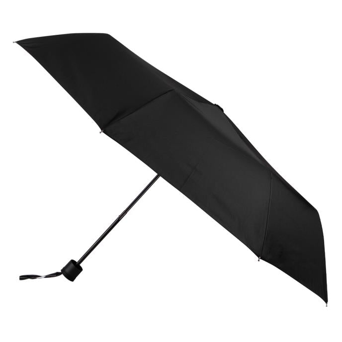 Totes ECO Tiny Compact Flat Umbrella - Black