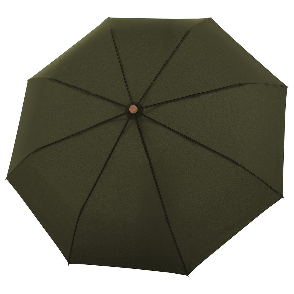 Nature Eco Automatic Long Umbrella - Deep Olive - Umbrellaworld