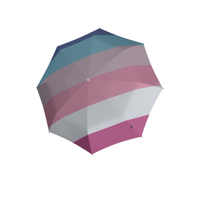 Modern Art Collection Open & Close Folding Umbrella - Pride Cool Pastel Rainbow - Umbrellaworld