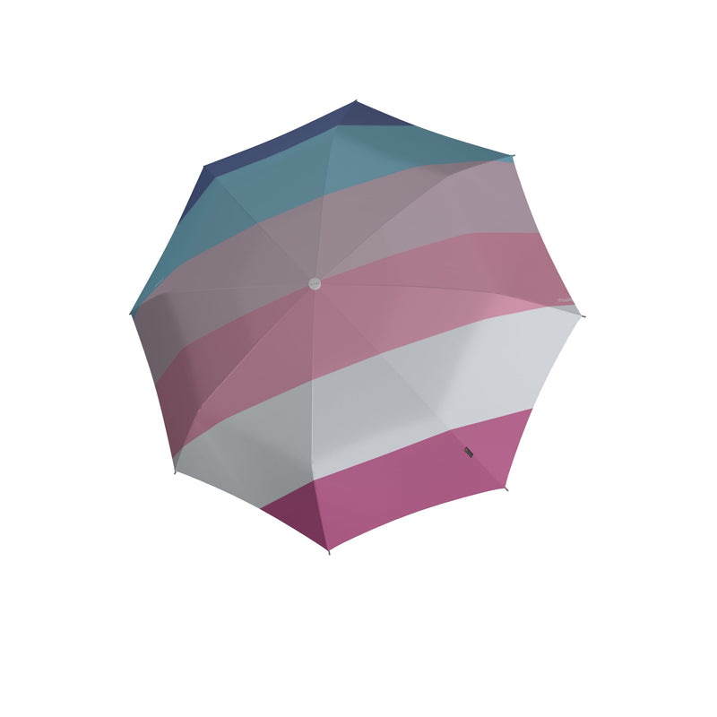 Modern Art Collection Open & Close Folding Umbrella - Pride Cool Pastel Rainbow - Umbrellaworld