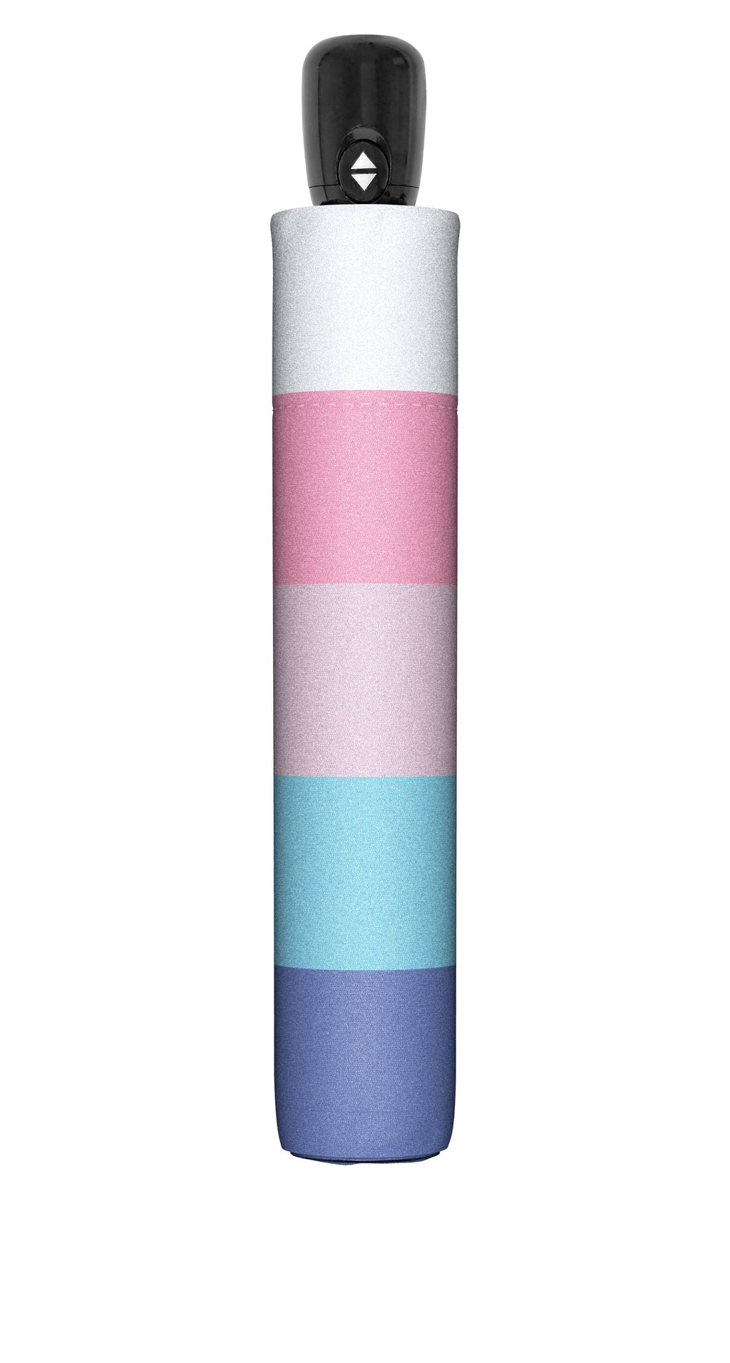 Modern Art Collection Open & Close Folding Umbrella - Pride Cool Pastel Rainbow