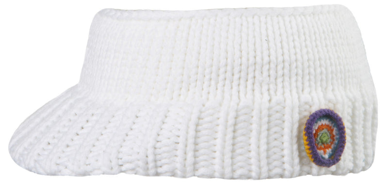 Barts  'Sofia Beanie Headband' White Knitted Headband - Umbrellaworld