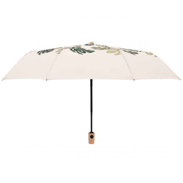 Nature Eco Mini Automatic AOC Folding Umbrella - Choice Beige