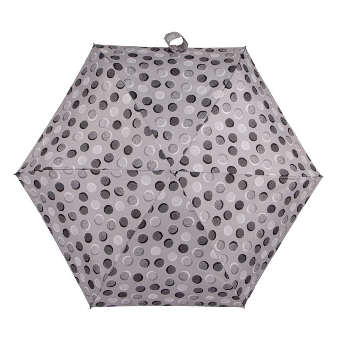 Totes ECO Tiny X-tra Strong 5 Section Folding Umbrella - Textured Dot - Umbrellaworld