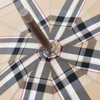 Chestnut Oxford Check - Bespoke umbrella - Umbrellaworld