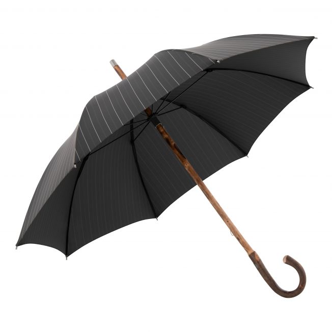 Hazel Wood Orion Pinstripe - Bespoke umbrella - Umbrellaworld