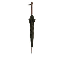 Stag Horn Umbrella with Luxury Loden Fabric- Bespoke Umbrella - Umbrellaworld