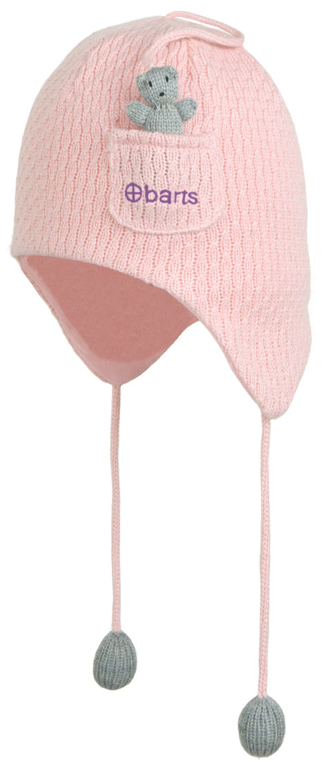 Barts Infants  'Bolke Beanie' Pink Winter Hat 43cm - Umbrellaworld