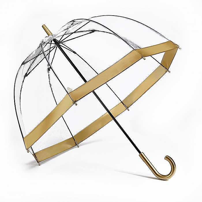 Fulton Birdcage Clear Dome Umbrella "As used by the Queen" - Umbrellaworld