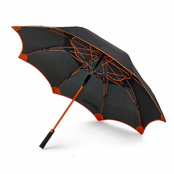 Fulton Performance 'Titan' Golf Umbrella - Black with highlights - Umbrellaworld
