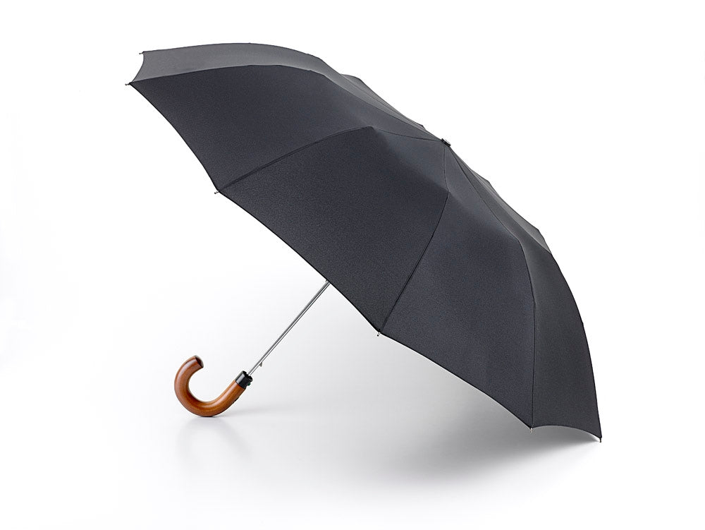 Fulton Magnum Men's Automatic Wood Hook Handle Umbrella - Umbrellaworld