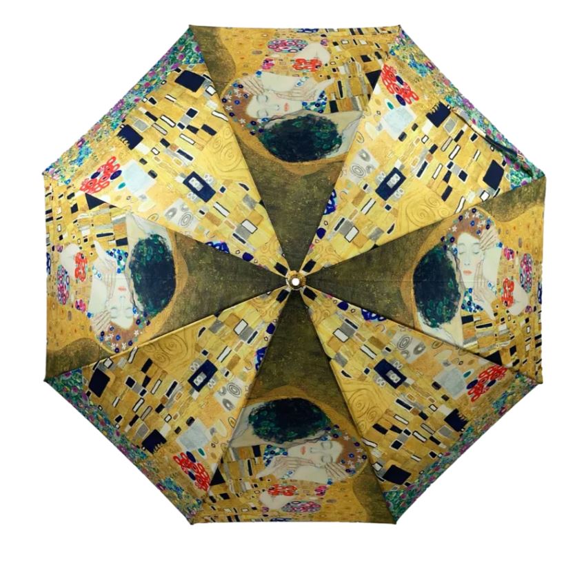 Storm King Auto Walking Artist Umbrella - Gustave Klimt The Kiss - Umbrellaworld