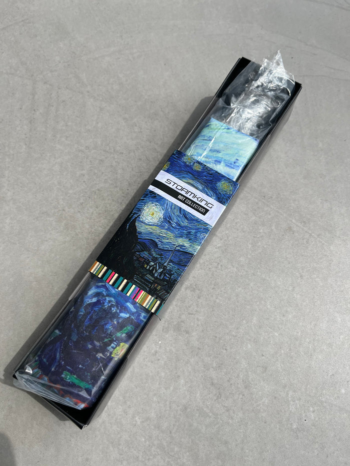 Storm King Auto Folding Artist Umbrella - Van Gogh Starry Night - Umbrellaworld