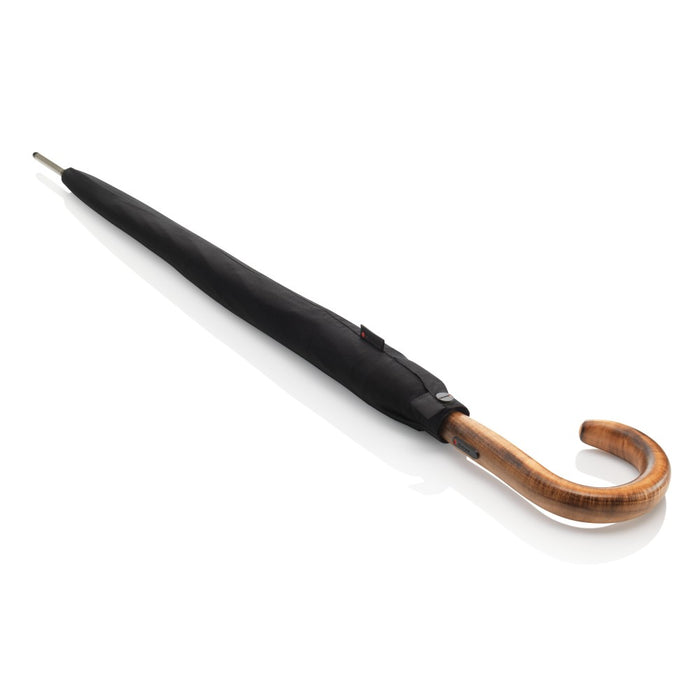 Knirps S.770 Gents Maple Wood Hook Handle Classic Umbrella - Umbrellaworld