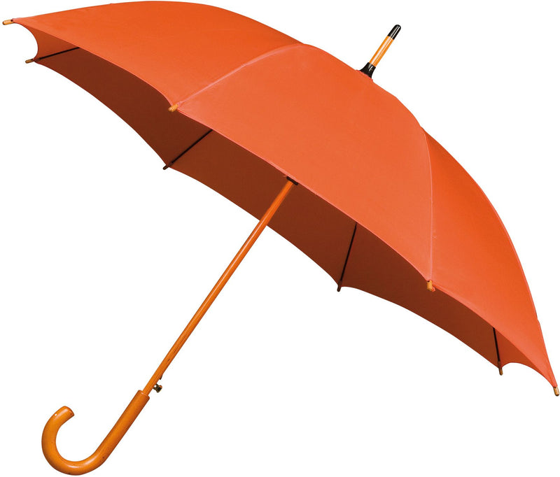 The Alrai Wood Handle Auto Walking Umbrella