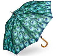 Storm King Auto Walking Nature Umbrella - Peacock - Umbrellaworld