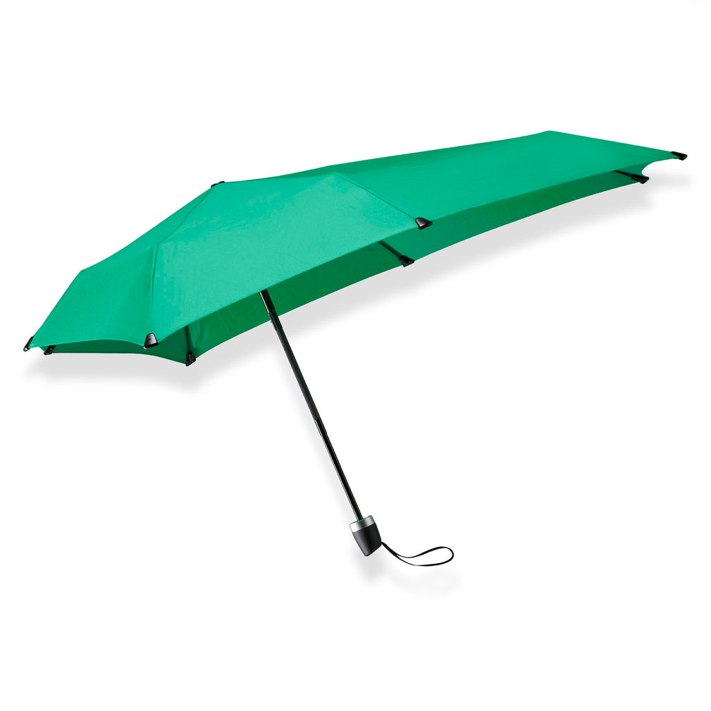 Senz Manual Folding Windproof Umbrella - Aqua Green - Umbrellaworld