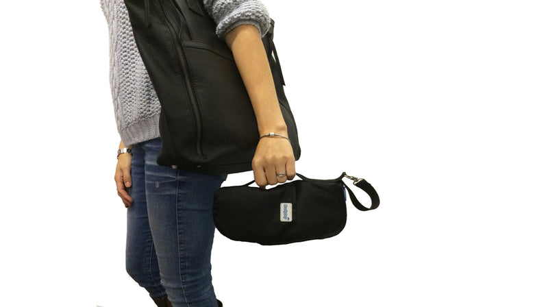 BrollyDry Folding Umbrella Case - Black / Grey - Umbrellaworld