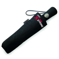 Totes ECO X-tra Strong Auto Open And Close Umbrella - Black - Umbrellaworld