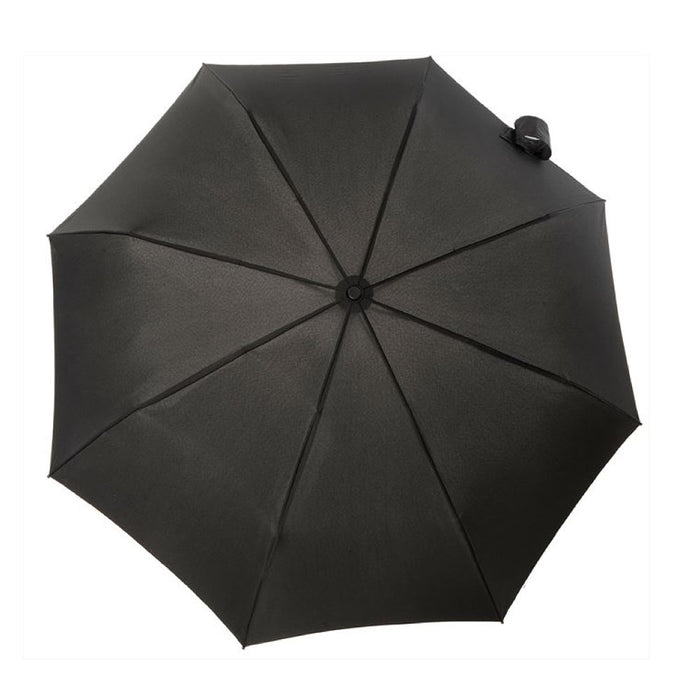 Totes ECO X-tra Strong Auto Open And Close Umbrella - Black - Umbrellaworld