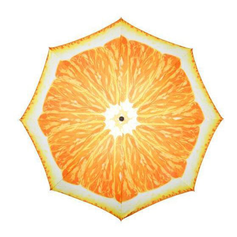 Doppler Funky Fruits UV 50+ Protection 2 Metre Beach/Garden Parasol - Orange