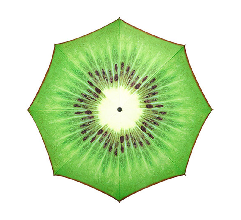 Doppler Funky Fruits UV 50+ Protection 2 Metre Beach/Garden Parasol - Kiwi - Umbrellaworld