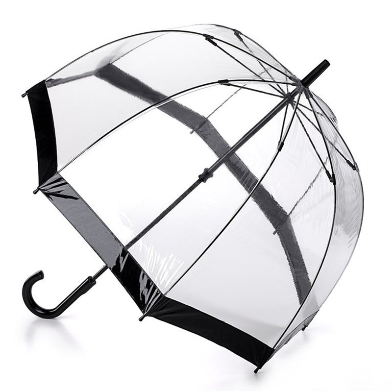 Fulton 'Birdcage' Clear Dome Walking Umbrella Stay Dry and