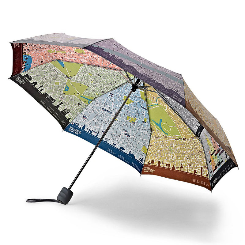 Fulton London Brollymap Folding Umbrella - Umbrellaworld